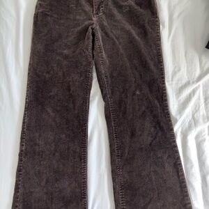 Reitmans Dark Brown Corduroy Flare Jeans